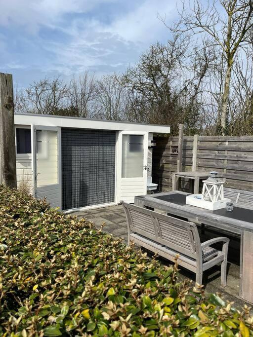 Chalet + Tiny House Nabij Strand Petten Extérieur photo