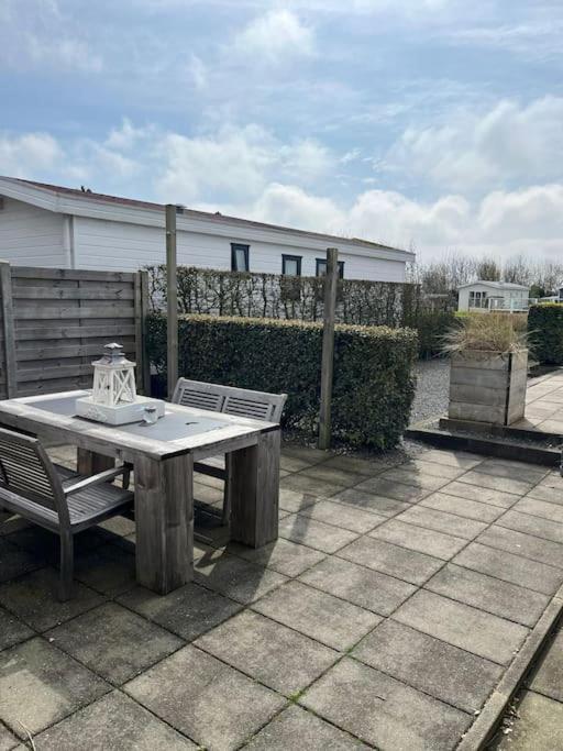 Chalet + Tiny House Nabij Strand Petten Extérieur photo